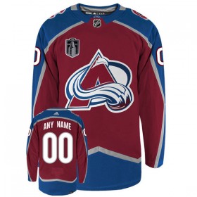 Colorado Avalanche Trikot Custom Adidas Stanley Cup 2022 Authentic - Herren